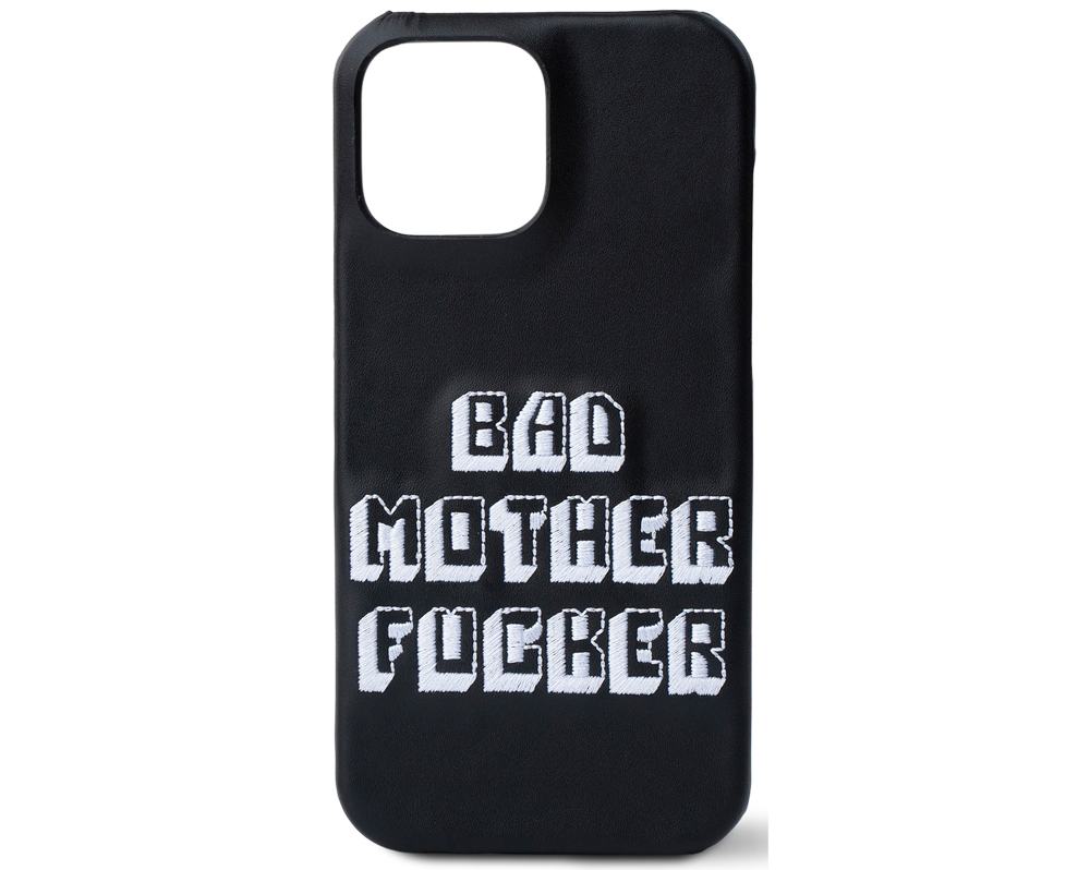 Black Embroidered iPhone Case