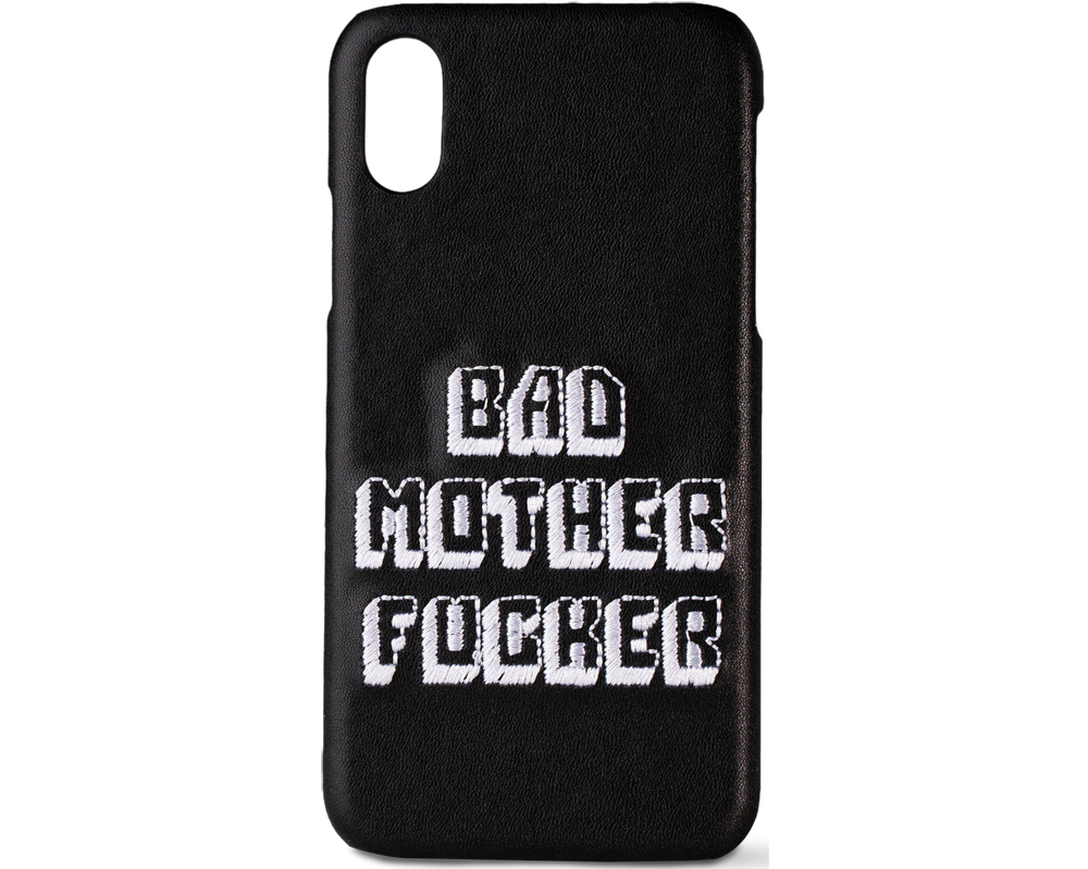 Black Embroidered iPhone Case